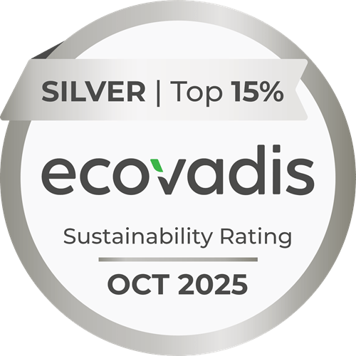 Axxam EcoVadis silver medal for sustainability and corporate responsibility