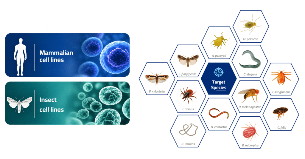Host cell lines and target spieces_Axxam experience